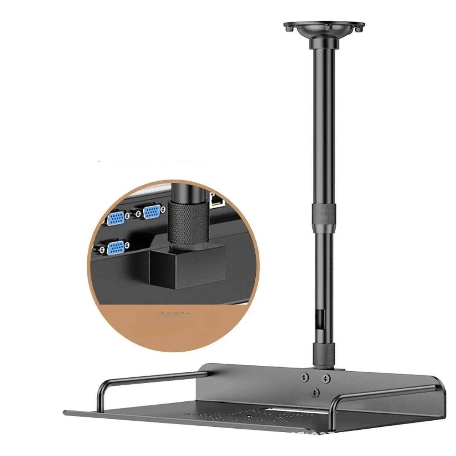 

Потолочный лоток для проектора, опорный кронштейн для камеры, монтажная подставка, настенное крепление для видеоконференций, 40-80 см