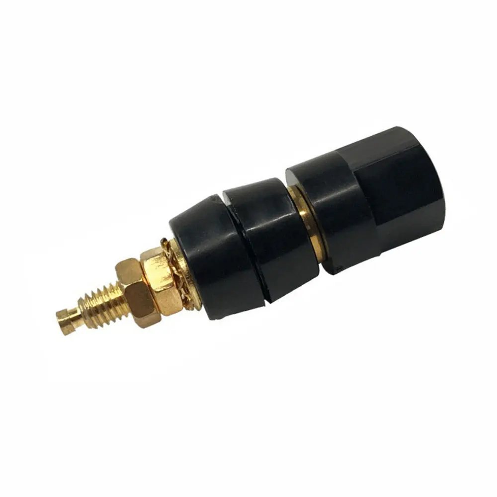 Musical Sound Gold Plated Amplifier Speaker Terminal Binding Post For 4MM Banana Plugs Hifi Audio Speaker Adapter Socket