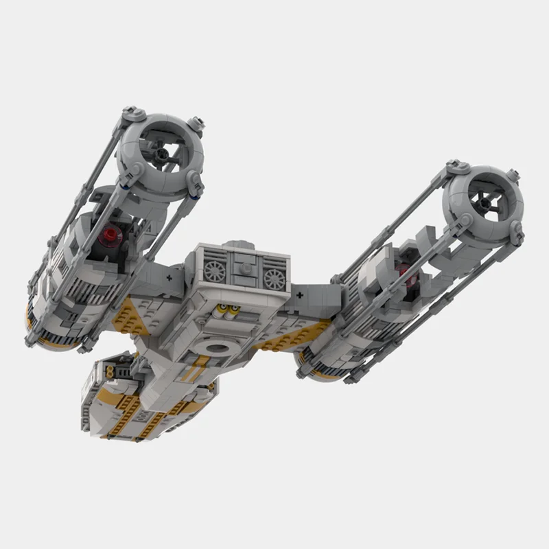 1914pcs MOC Rebels BvA Y Wing Star Battle Model Building Blocks Architecture DIY Idea Education Toy Christmas Gifts Brick