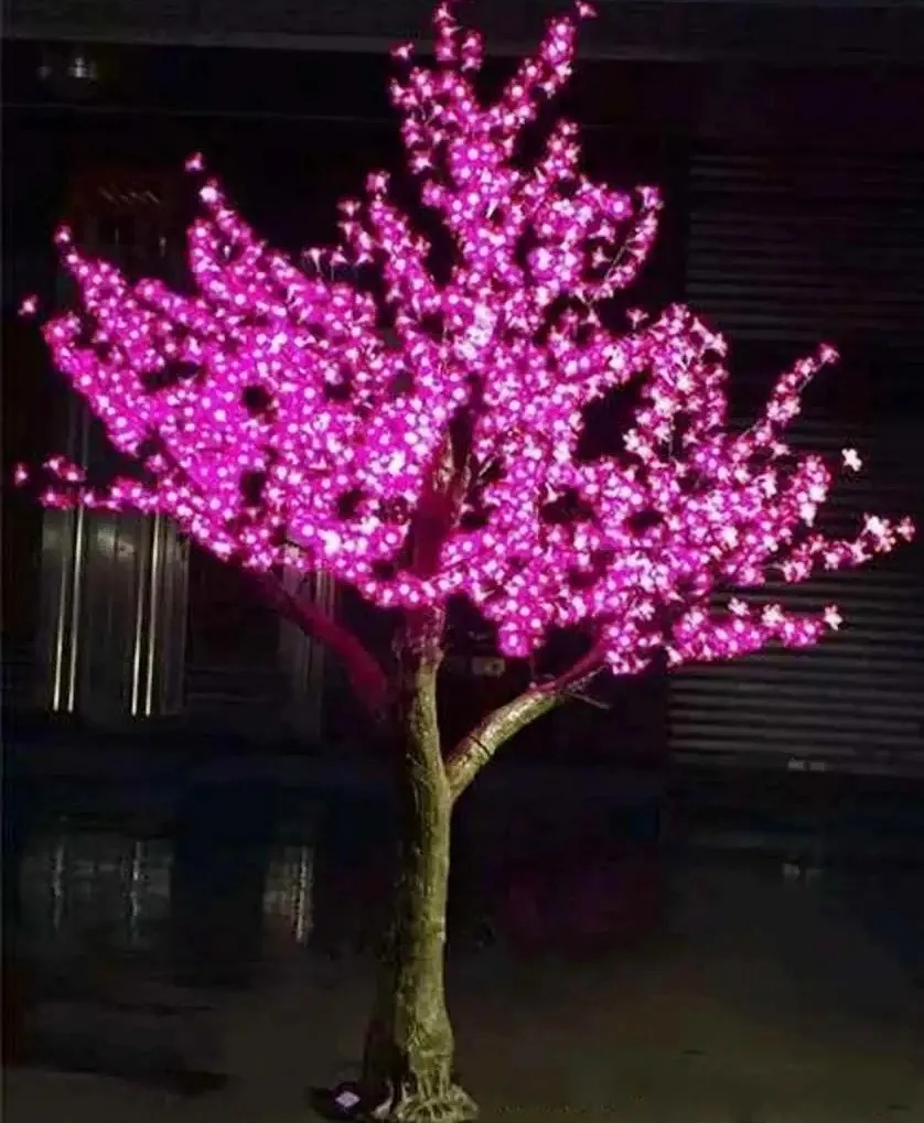 LED Cherry Blossom Tree Wedding Garden Holiday Light square Decor Outdoor Indoor led tree lights waterproof H:2m party favors