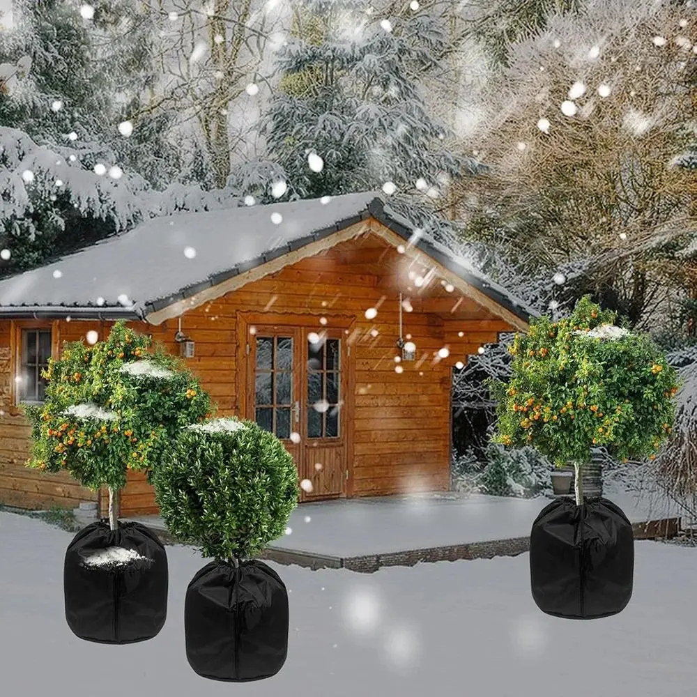 Reusable Plant Protection Cover Oxford Cloth Windproof Tree Root Antifreeze Cover Durable Coldproof Plant Antifreeze Cover