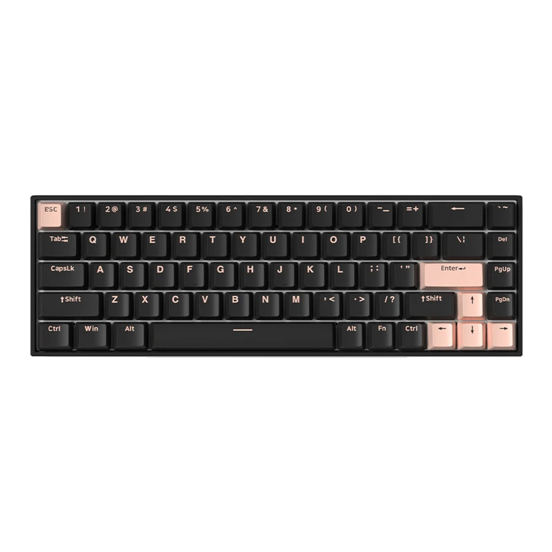 

FL ESPORTS F12 Mechanical Keyboard Kailh BOX Axis 68-key Wired Bluetooth Wireless Three-mode Hot-Swappable Game Office Dedicated