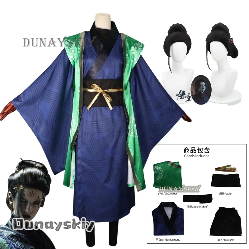 Black Myth Wukong Zhi Zhu Jing Cosplay Costume Spider Goblin Uniform Halloween Party Women Men Props