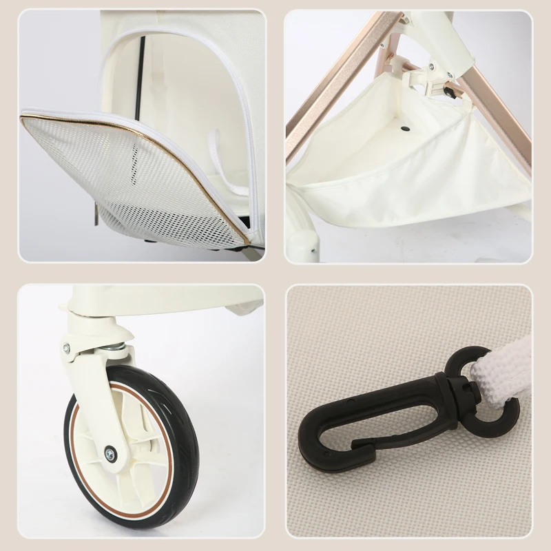カスタマイズペットトロリー分離式ドッグストローラー高級4輪犬用取り外し可能ペットストローラーペットトロリーキャリア（ホイール付き）