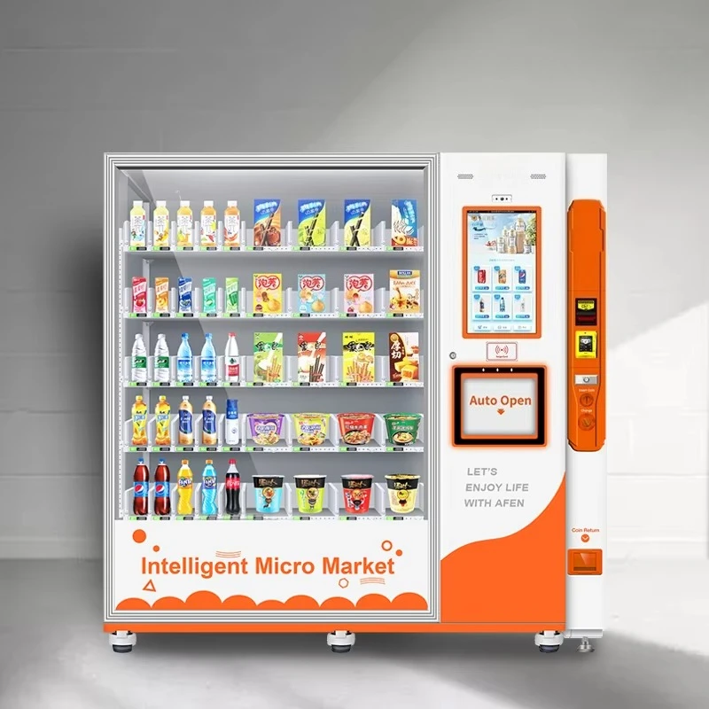 Customizable Intelligent Apple Pay Xy Asix Elevator Smart Vending Machine Solution for Snack Food Medicine