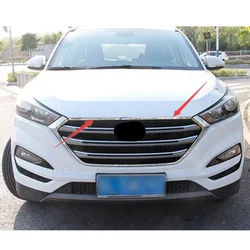 Voor 2015 2016 2017 Hyundai Tucson Roestvrijstalen Kap Motorkap Cover Trim Garnituur Styling