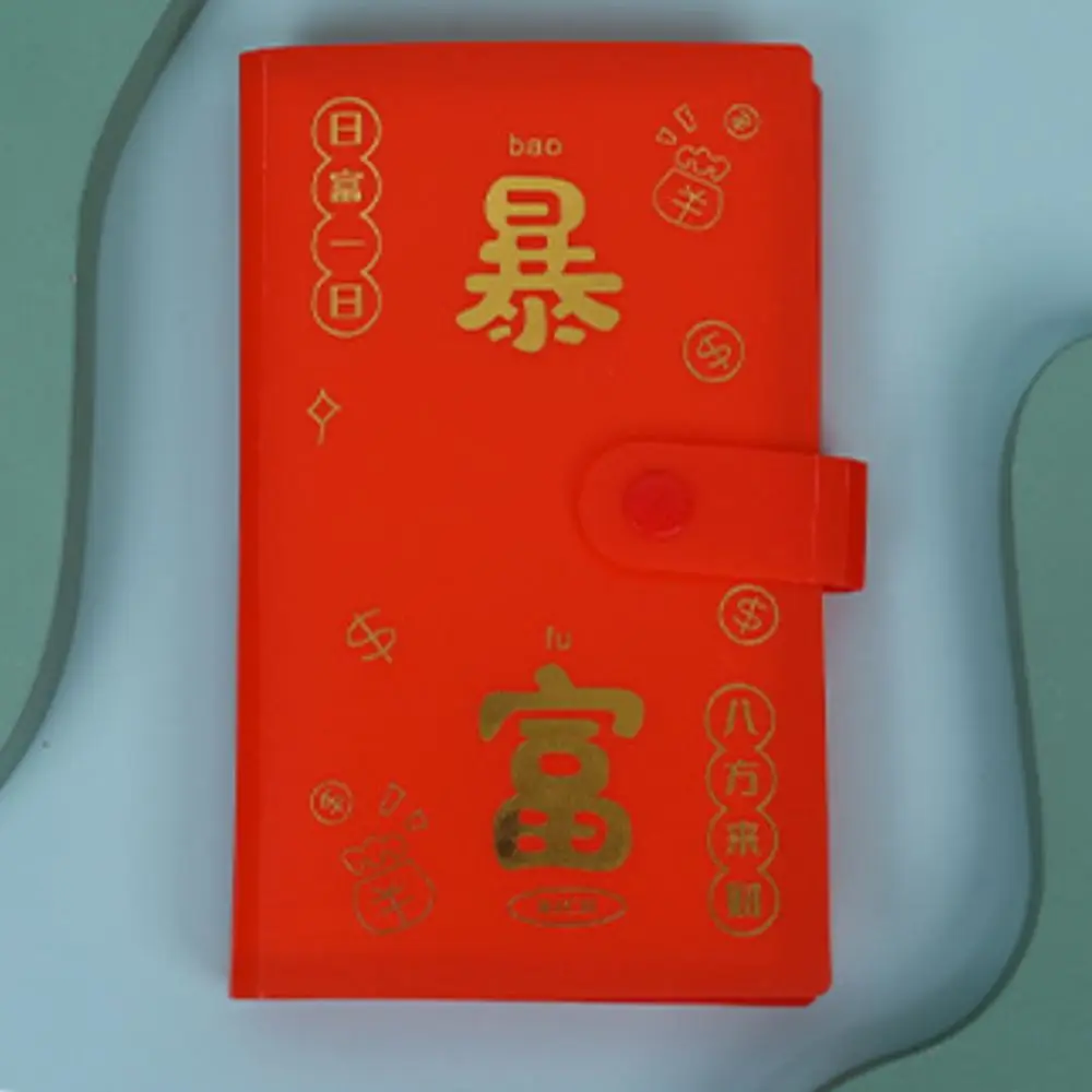 Plastic Saving Money Binder 50Sheets Portable Envelopes Saving Challenges Account Book Handbook Cash Budget Binder