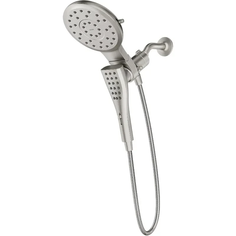 Spot Resist Brushed Nickel Handshower with Infiniti Dial, Docking System and, 60" Hose, 220C2SRN