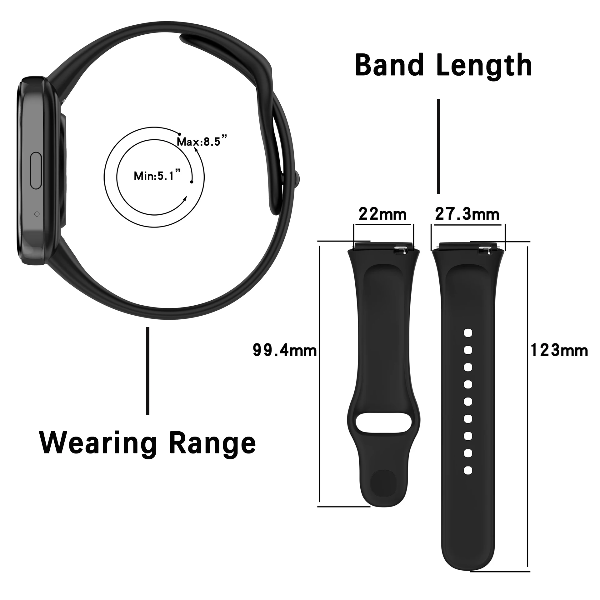 Pasek silikonowy do zegarka XiaoMi Redmi Watch 3 aktywne akcesoria wymienna opaska na nadgarstek bransoletka sportowa Correa RedMi Watch 3 lite pasek