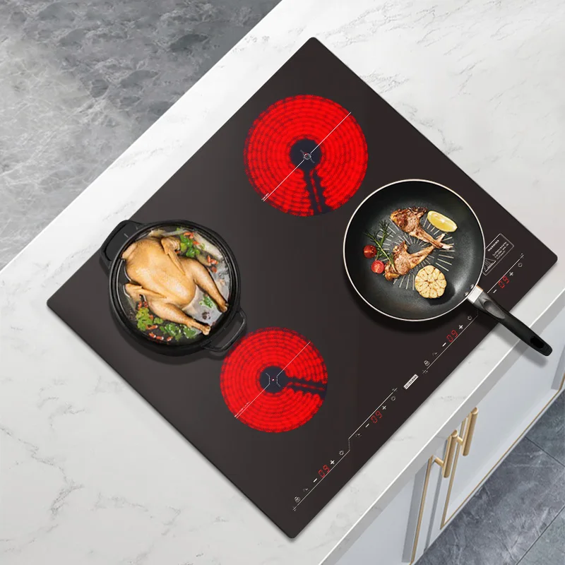 Household Induction Hob Built-in Infrared Electric 4 Burners Ceramic Stove Induction Cooker