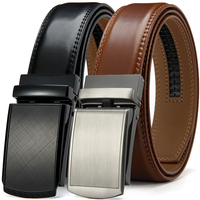 Mens Belt Genuine Leather Luxury Belt Metal Automatic Alloy Buckle Fashion Ratchet Belts for Men Cowhide High Quality Belt