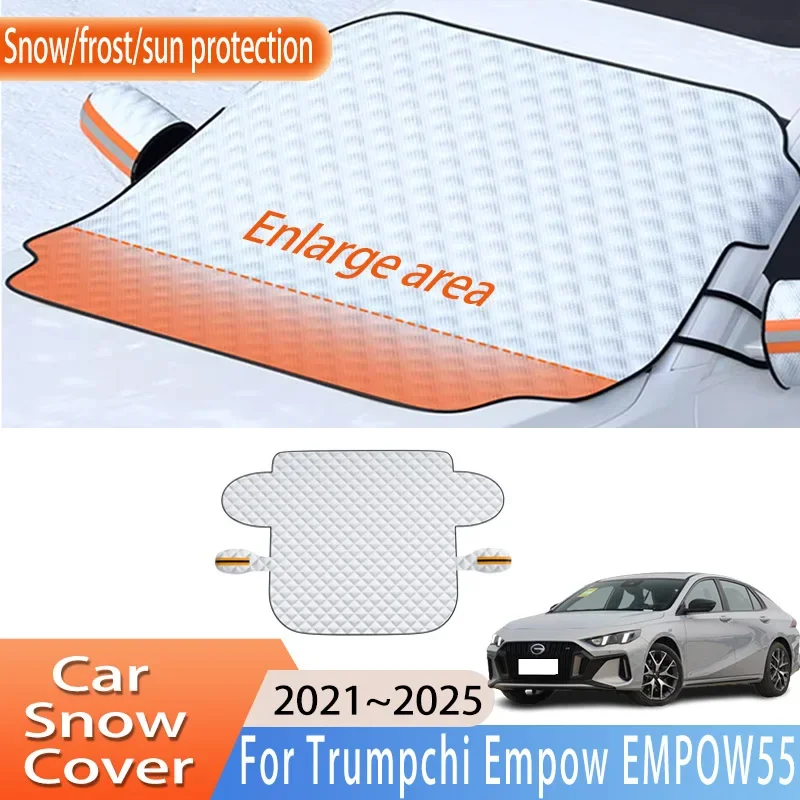 

Car Accessories For Trumpchi Empow EMPOW55 2021~2025 2022 Front Windscreen Snow Cover Ice Sun Protector Waterproof Auto Parts