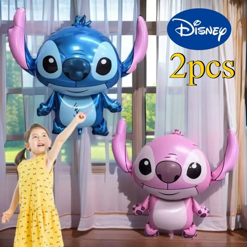 

Cartoon Stitch Balloon New Christmas Halloween Birthday Gender Reveal Baby Shower Decorations Anime Doll Balloons Kids Toys Gift