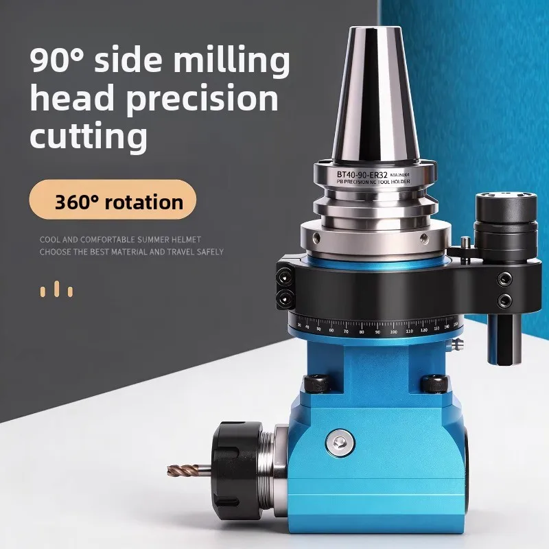 CNC 90° Side Milling Angle Head BT40 BT50 ER25 ER32 ER40 Right Angle Tool Holder
