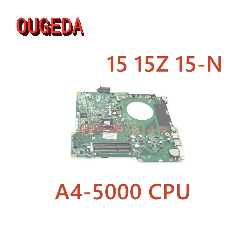 

OUGEDA DA0U93MB6D0 734826-501 734826-001 Laptop Motherboard For HP Pavilion 15 15Z 15-N Main Board A4-5000 CPU Full tested