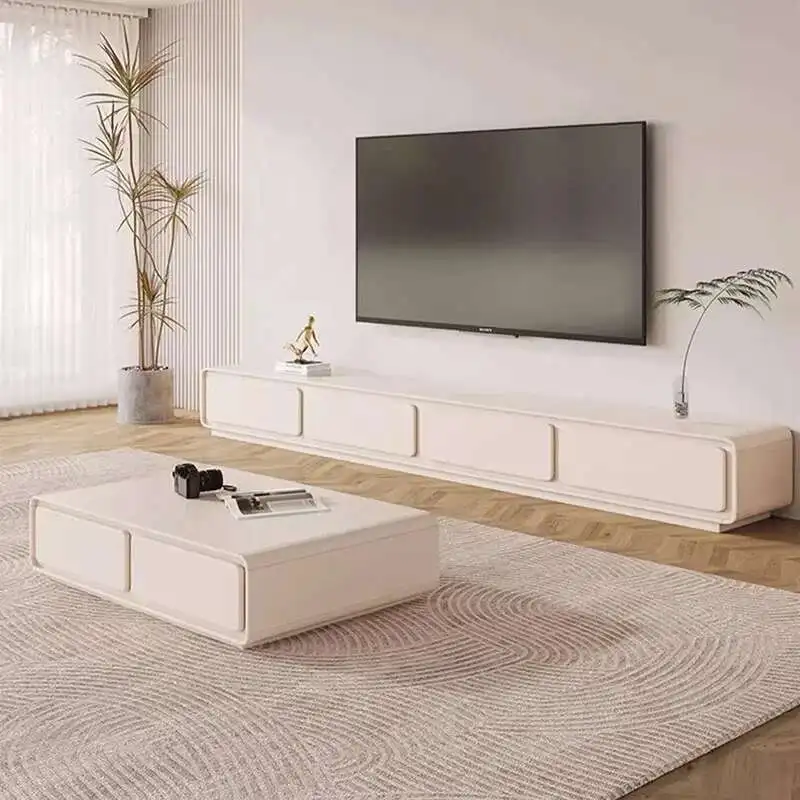 

Luxury Modern 240Cm Organizer Tv Stand Simple Minimalist Storage Living Room Tv Cabinet Designer House Fernsehtisch Furniture