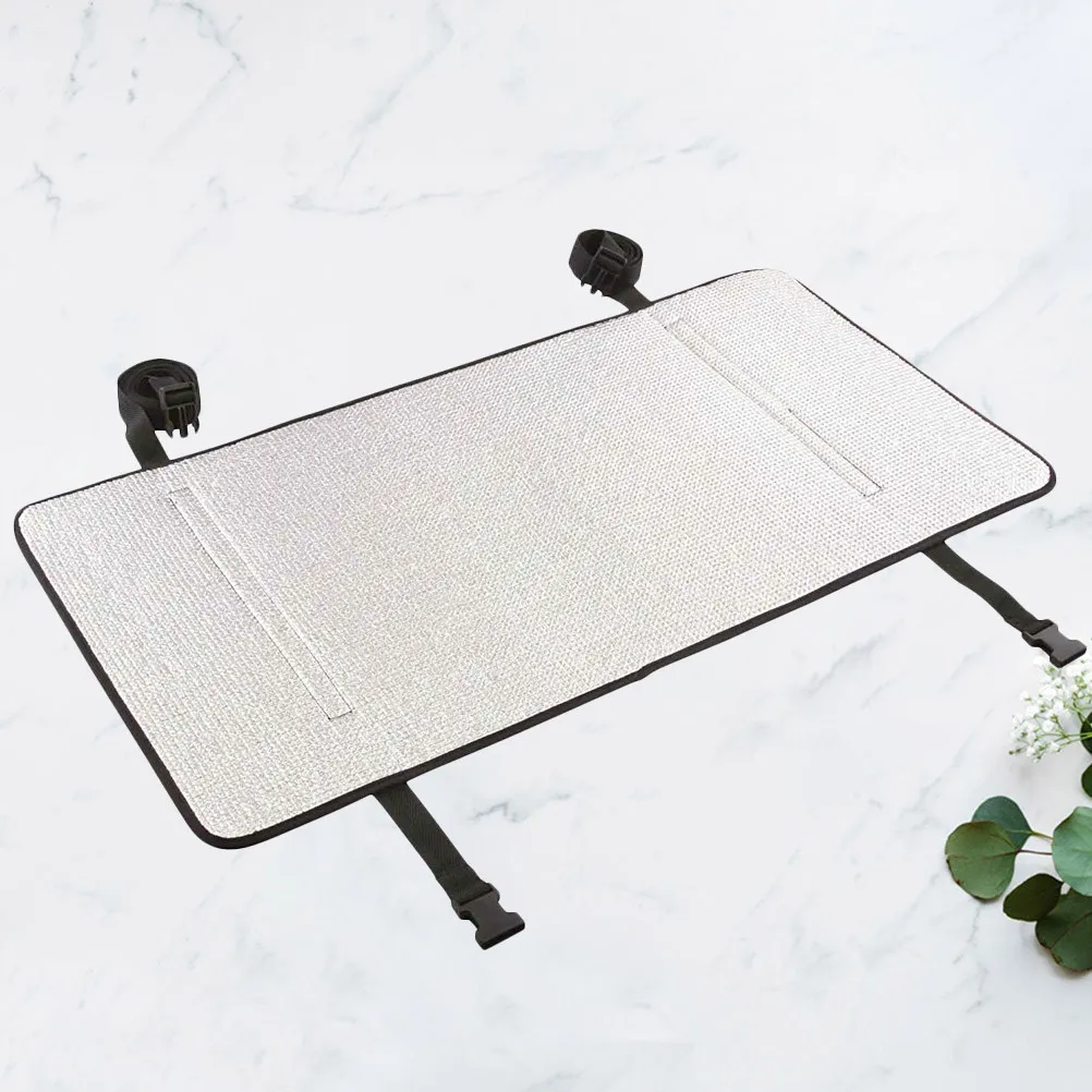 1Pcs Air Conditioner Cover Silver Composite Aluminum Foil PP Material Rainproof Sunshade Inflaming Retarding Outdoor Air