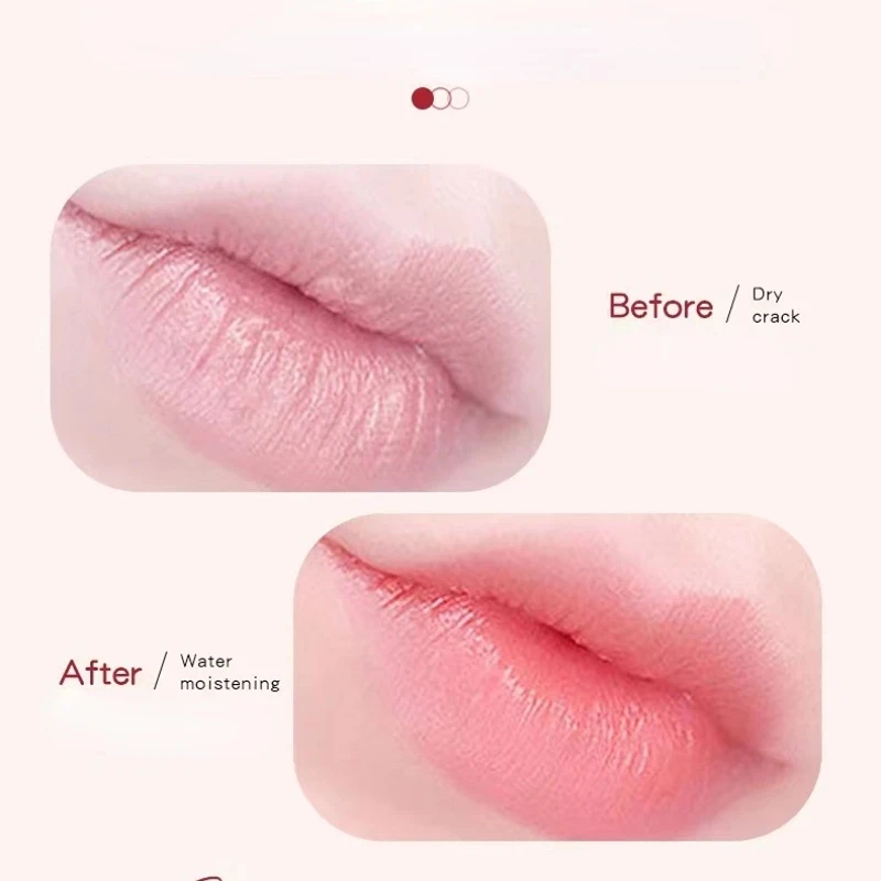 Bálsamo labial rosa hidratante, maquillaje, cuidado labial, hidratante, decoloración, Cosméticos Ms