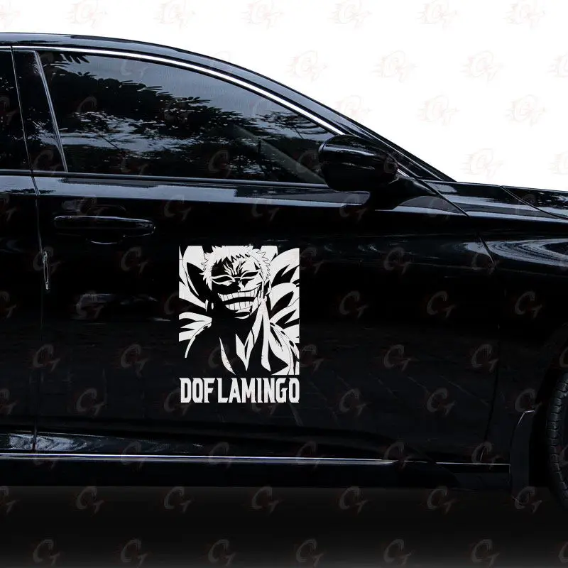 

One Piece Seven Warlords of the Sea Donquixote Doflamingo Anime Sticker Car Sticker Car Body Modification Decal