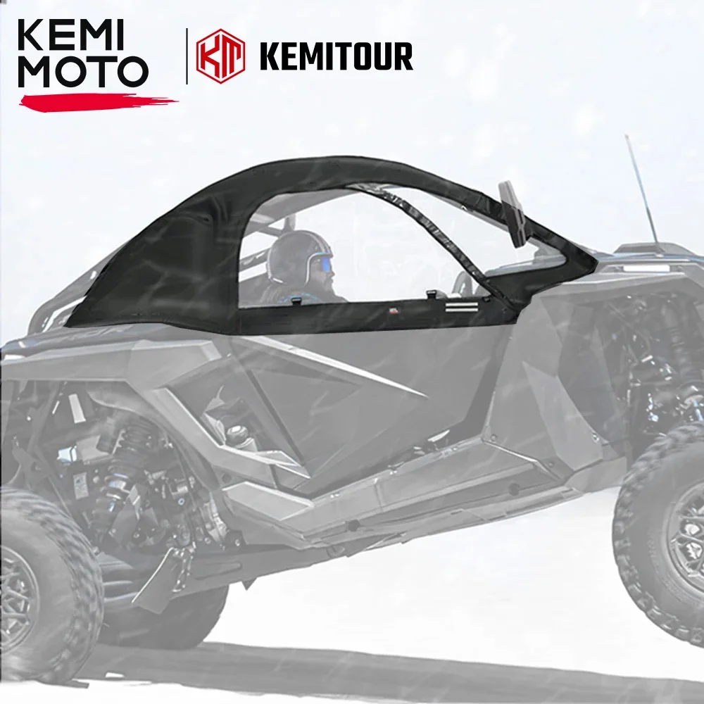 

KEMIMOTO UTV Soft Upper Doors Compatible with Polaris RZR Pro R Premium/ Pro R Sport / Pro R Ultimate / Pro R Ultimate 2022-2024