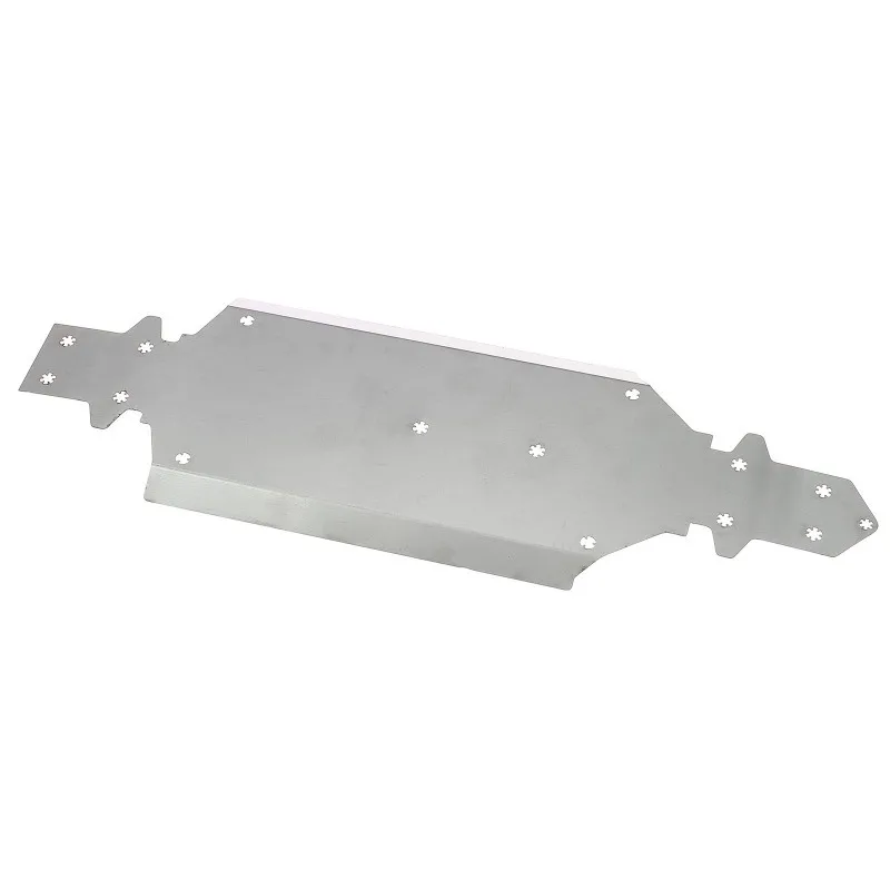 Metalen Rvs Chassis Armor Guard Bescherming Protector Skid Plate Voor XTS F10 1/10 RC Auto Upgrade Onderdelen Accessoires
