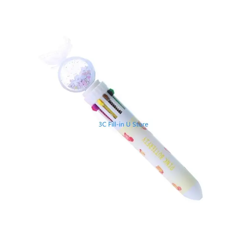 컬러 코딩 저널링을위한 G8TA 10 색상 인 1 볼 펜 0.5mm