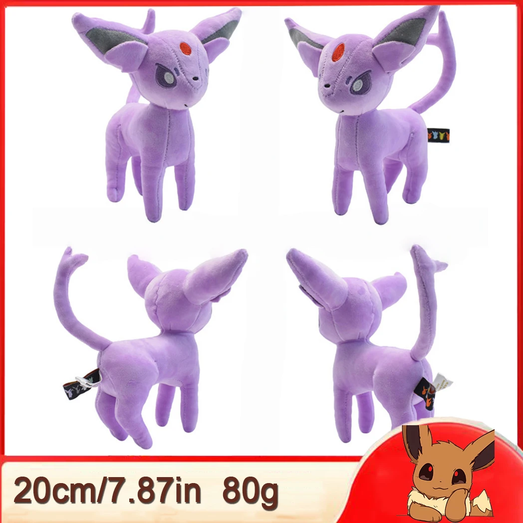 keeppley Neues Pokémon-Plüschtier Eevee Vaporeon Jolteon Flareon Espeon Umbreon Leafeon Glaceon Sylveon Perfektes Weihnachtsgeschenk Geburtstagsgeschenk 6