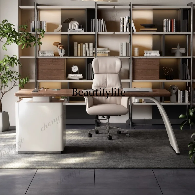 

Design Organiser Computer Desks Storage Shelf Wooden Adult Drawers Gaming Desk Notebook White Mesas De Computador Furniture