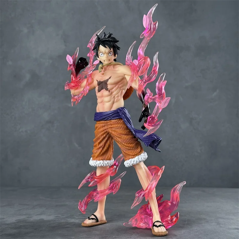 

31CM Cartoon Anime One Piece Monkey D Luffy Gear 5 GK Figurine PVC Action Figures Collection Model Doll Toys Gifts