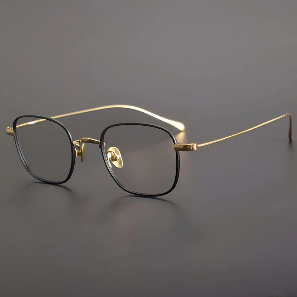 

Полнокадровые мужские ультралегкие очки из титанового сплава, модные ретро компьютерные очки для чтения по рецепту, женская прогрессивная оправа