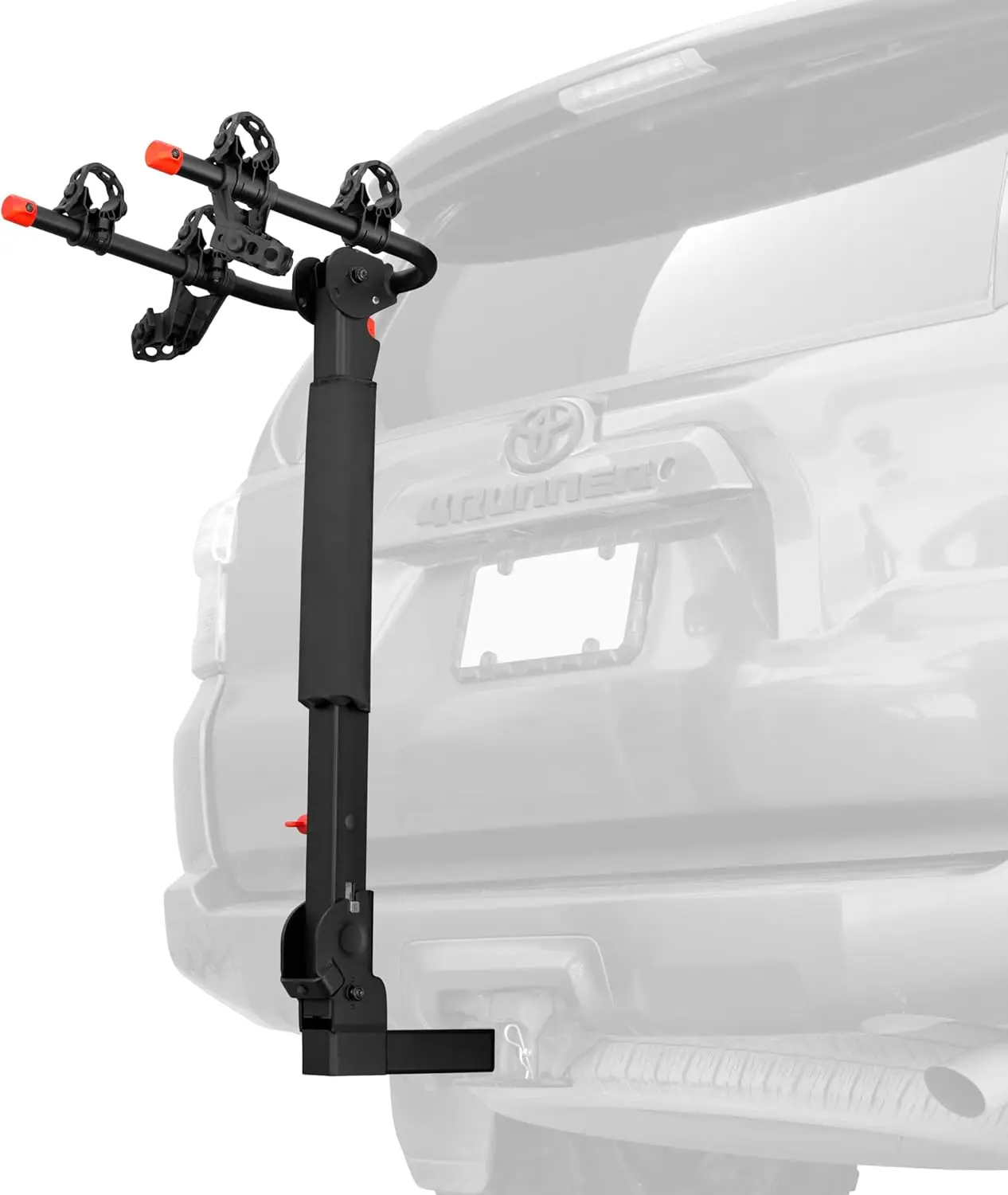 

2-5 Bike Rack Hitch for Car, Truck, SUV - 2in Hitch Mount, Foldable Steel Frame, Anti-Rattle, Anti-Sway Cradles