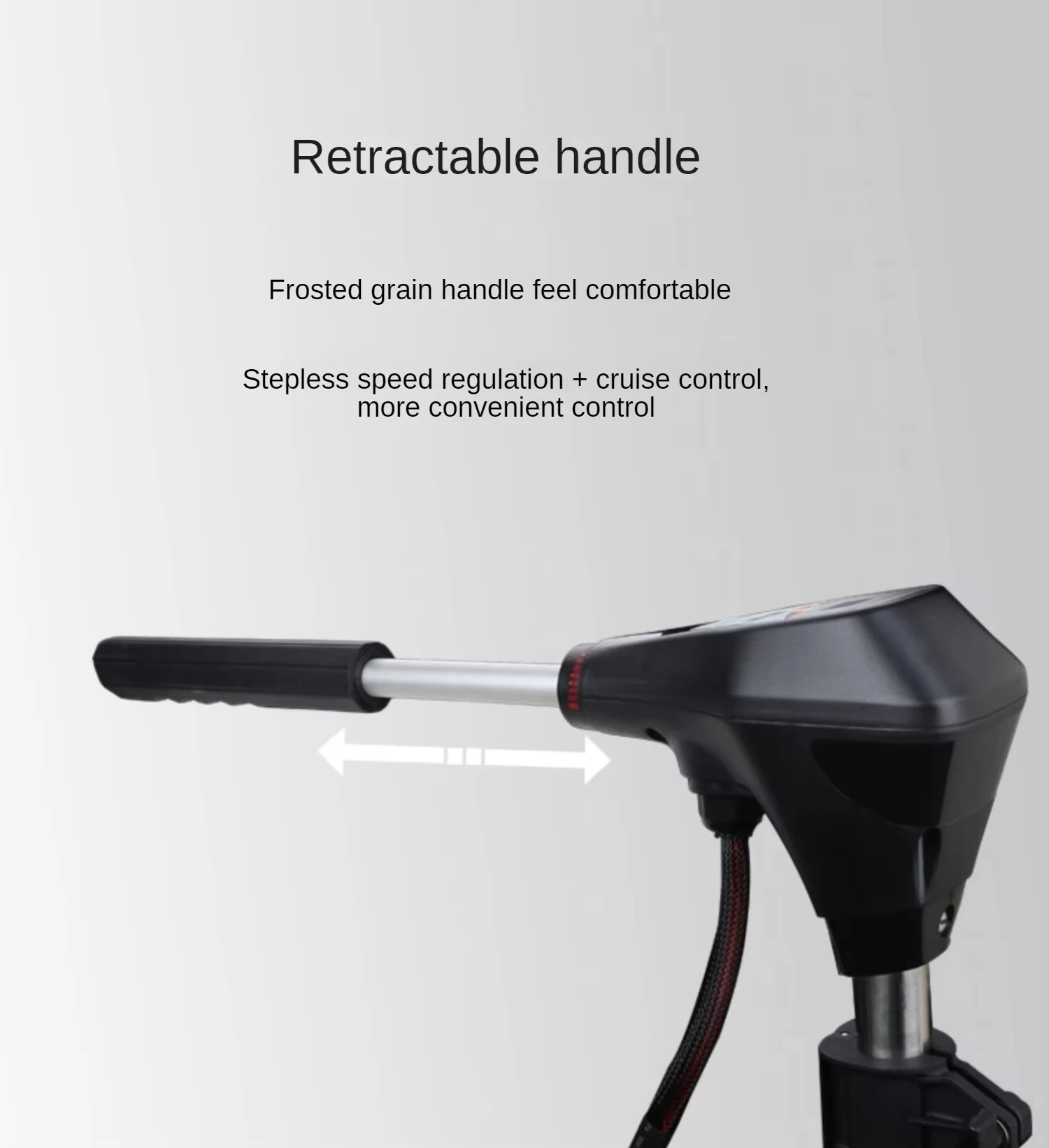 Marine Propulsion Outboard Motor Electric, Electric Trolling Motor, 12V/24V Brushless Stepless Variable Speed