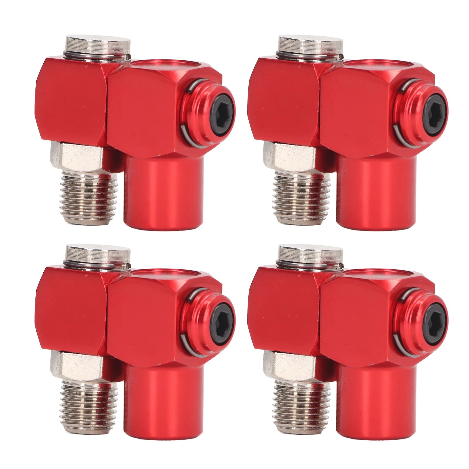 Aluminum Oxide Red Pneumatic Rotary Joint 360 Universal Joint Pneumatic Joint