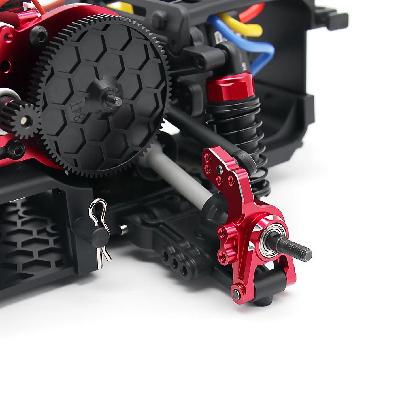 كوب التوجيه الخلفي من سبائك الألومنيوم X-spede Kyosho 1/10 Fazer D2 FZD2 AE86