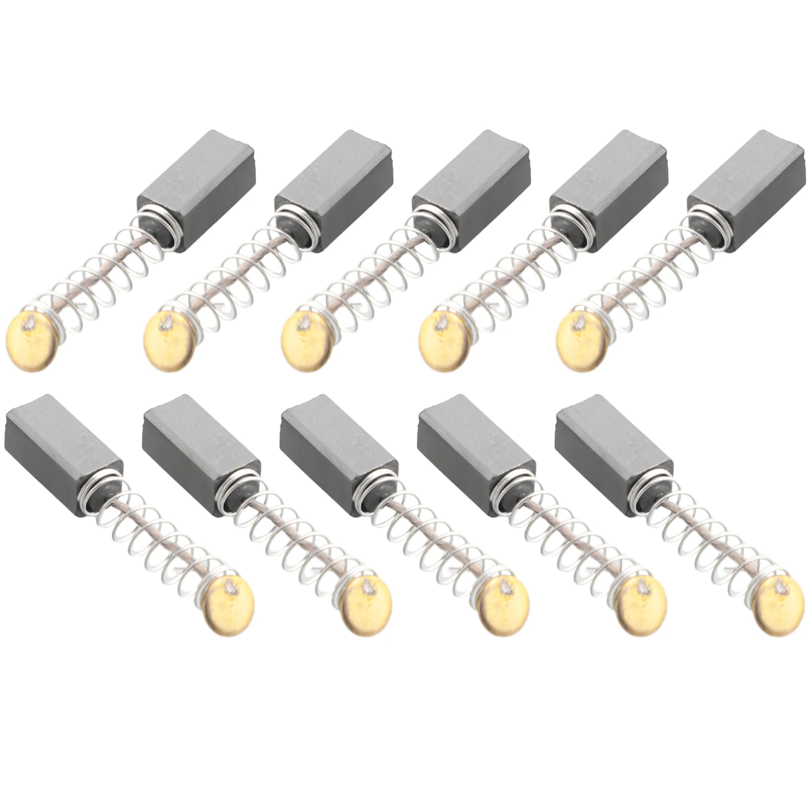 10pcs แปรงคาร์บอนไฟฟ้าค้อนแปรงสําหรับมอเตอร์ 10x5x5 มม.ค้อนไฟฟ้าเจาะแกรไฟต์แปรงเครื่องมือ