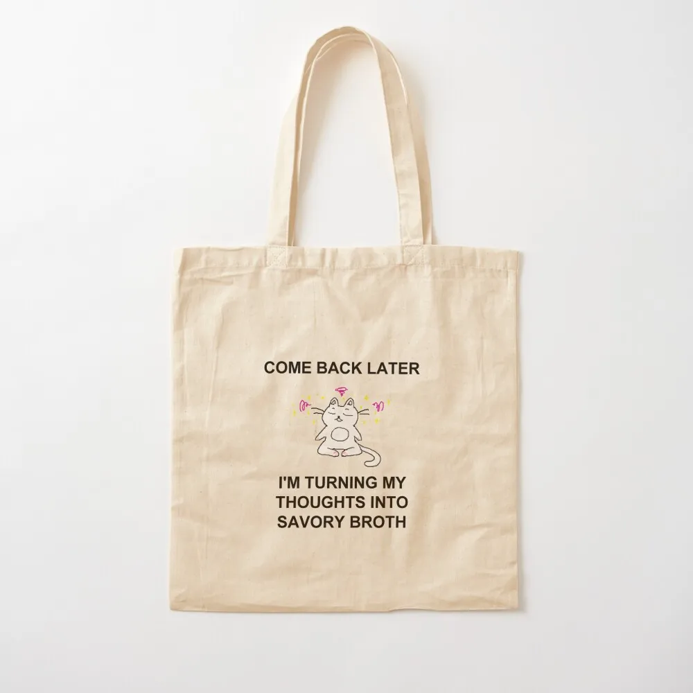 savory broth Tote Bag Woman shopper bag tote bag university free delivery bags