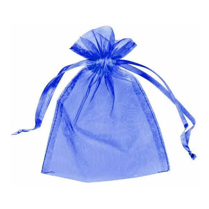 50Pcs/lot 7x9cm Gift Pouches Bag Fashion Organza Drawstring Gift Bag Nice Jewelry Packaging Bags