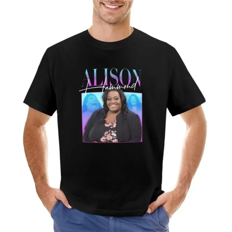 ALISON HAMMOND T-Shirt Oversized t-shirt plus size t shirts men clothing