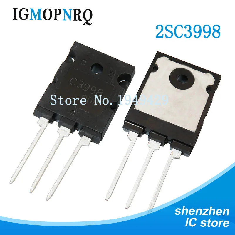 5 Stück 2SC3998 TO-3PL C3998 TO-3P 25A 1500V Transistor