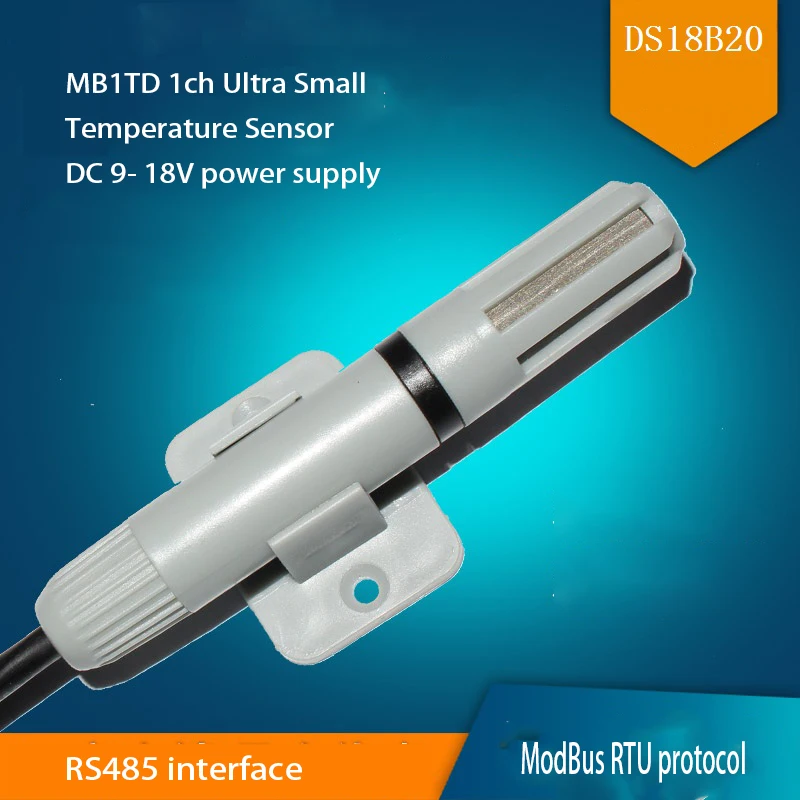 

Temperature sensor Temperature transmitter DS18B20 acquisition module Modbus RTU RS485 interface