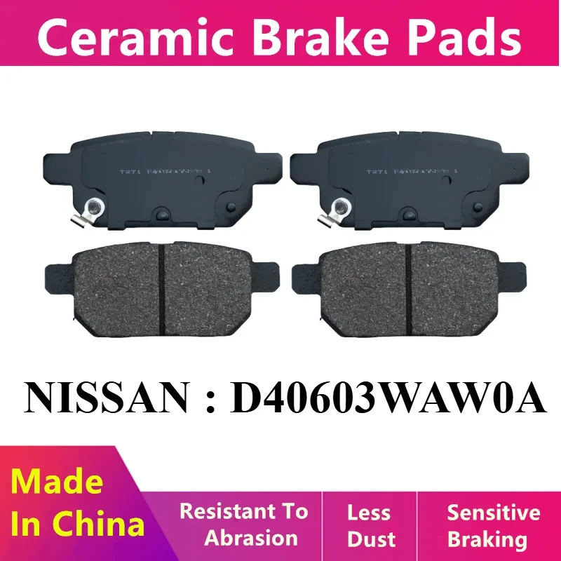For Dongfeng Nissan Sunny (N17)(2010-2018) 1.5l Rear Brake Pad D40603waw0a/Auto Parts D2007