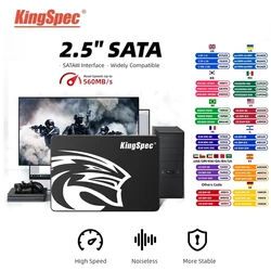 KingSpec SSD HDD 2.5 SATA3 SSD 1 ТБ 2 ТБ 512 ГБ SATA III 480 ГБ 240 ГБ SSD 120 ГБ SSD 256 ГБ Внутренний твердотельный накопитель для настольных ПК Ноутбук ssd sata 1 ТБ 2 ТБ ssd sata 3