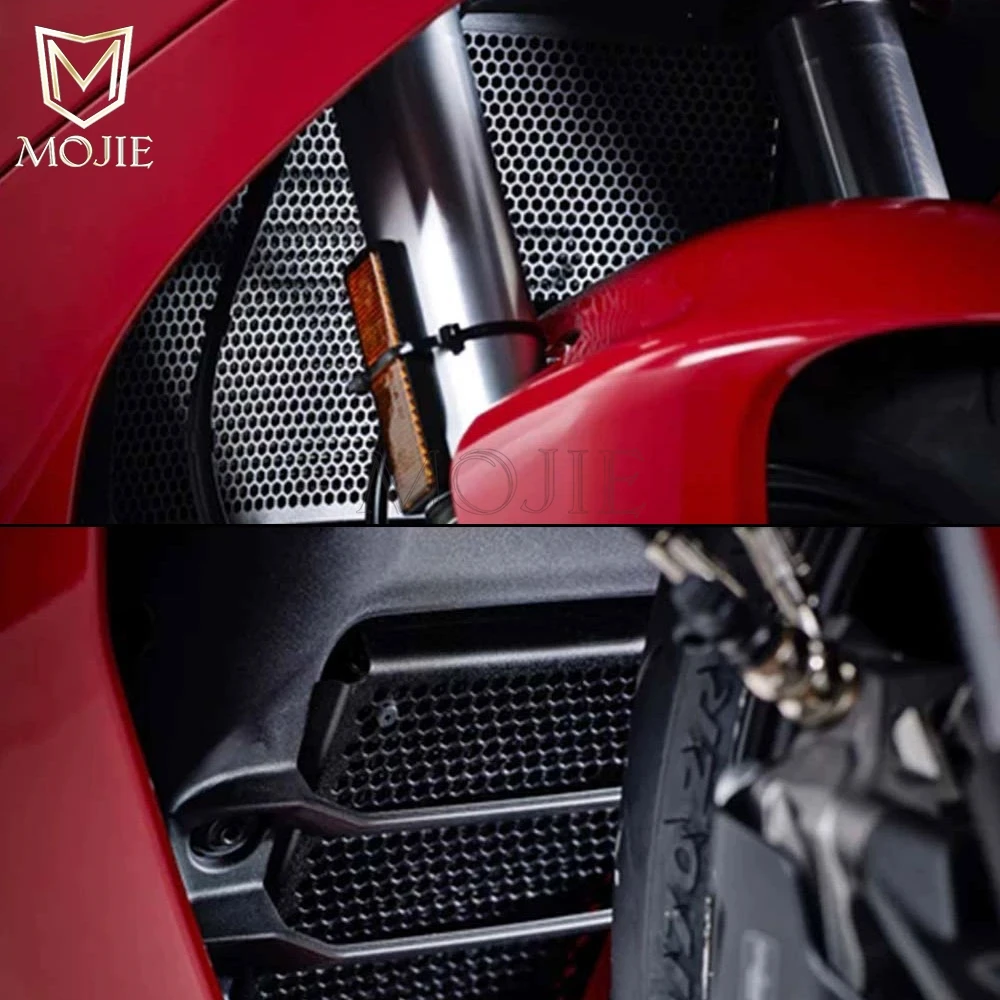 ل Ducati SuperSport SUPERSPORT S 939 939S 950 950S 2017-2023 2024 2025 2026 دراجة نارية المبرد الحرس ومجموعة حماية مبرد الزيت