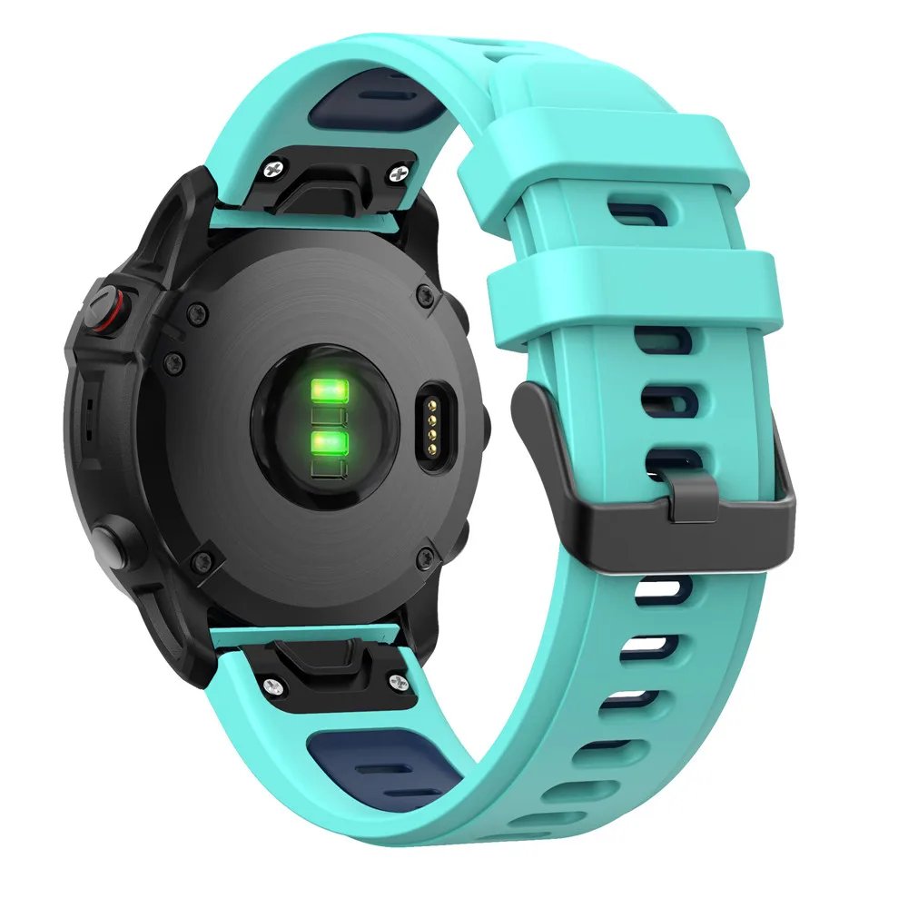 BEHUA 22mm 26mm Ersatzarmband für Garmin Fenix 6X 6X Pro 7X 8X Uhrenarmband mit Easy Fit Schnellverschluss Uhrenarmband Correa – Detail 11