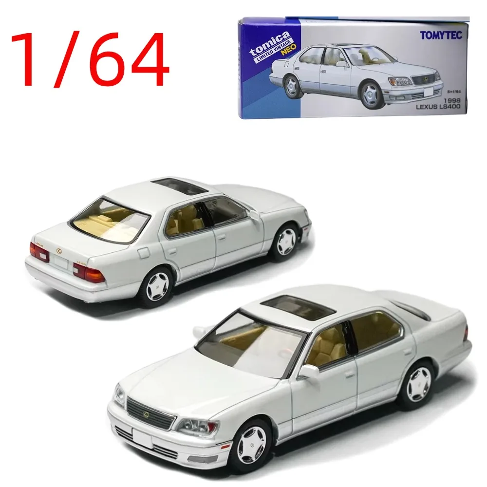 Tomytec Diecast 1/64 Scale Lexus LS400 Luxury Sedan Car Model Alloy Classic Gifts Collection Model Toys for Boy Display