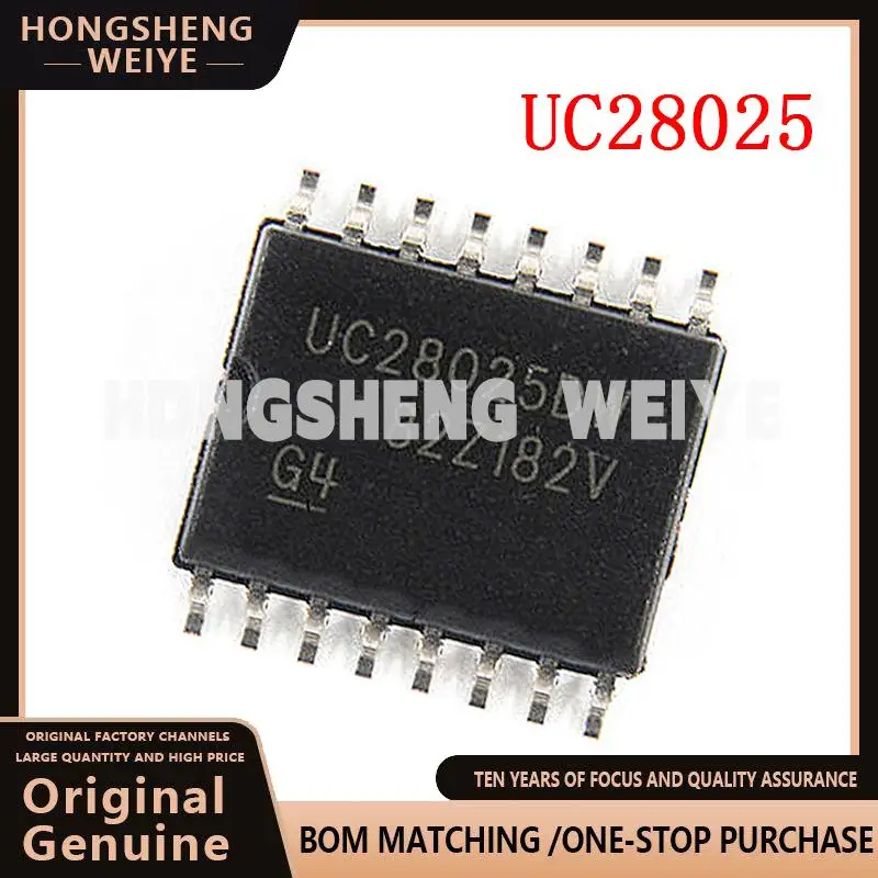 100%new 2pcs/lot UC28025 UC28025DW SOP16 economic Speed PWM Controller new original