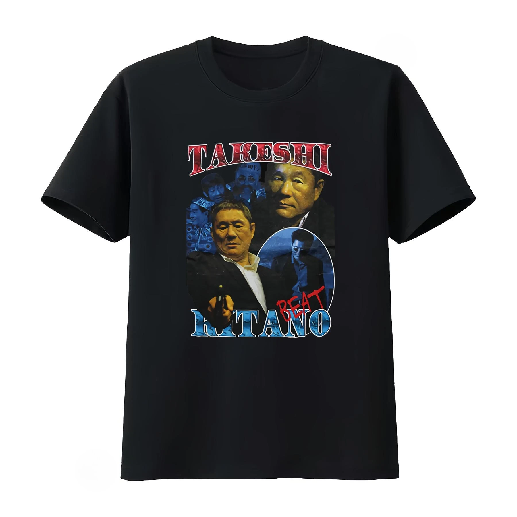 Takeshi Kitano Movie Outrage Original Promotional T Shirt Retro Print Design Classic Film Theme Men's Women 2026 Summer T Shirt