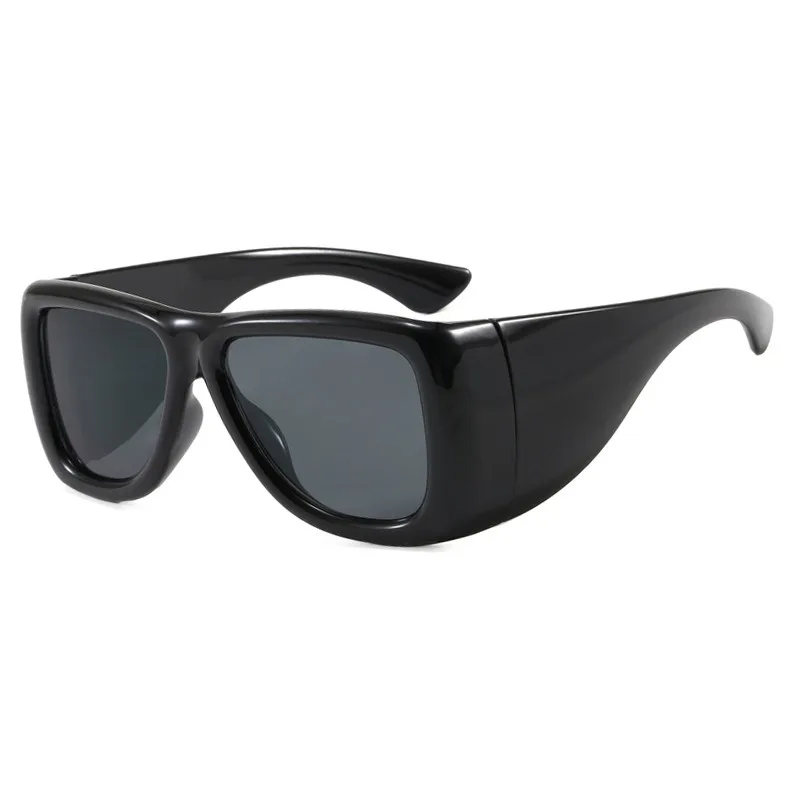 Vintage Oversize Square Y2K Sunglasses Men New Fashion Cool Hip Hop Sun Glasses Women Unique Punk Shades Outdoor Eyewear - view 5