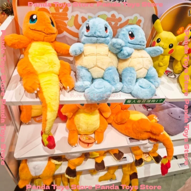 En Stock, Muñeco de la Serie PokéMon Warm Companion, Artículos de Anime, Squirtle, Charmander, Almohada Coleccionable, Regalo de Cumpleaños o San Valentín