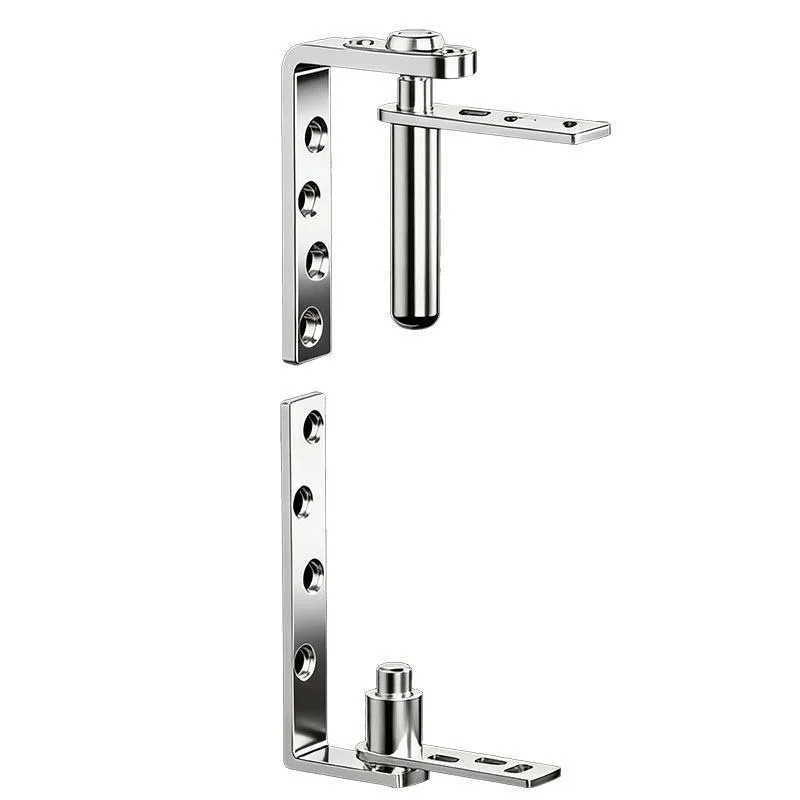 Stainless Steel Bidirectional Heaven and Earth Pivot Half Waist Bar Free Door Hinges Cowboy Automatic Rebound Hinges Factory Dir